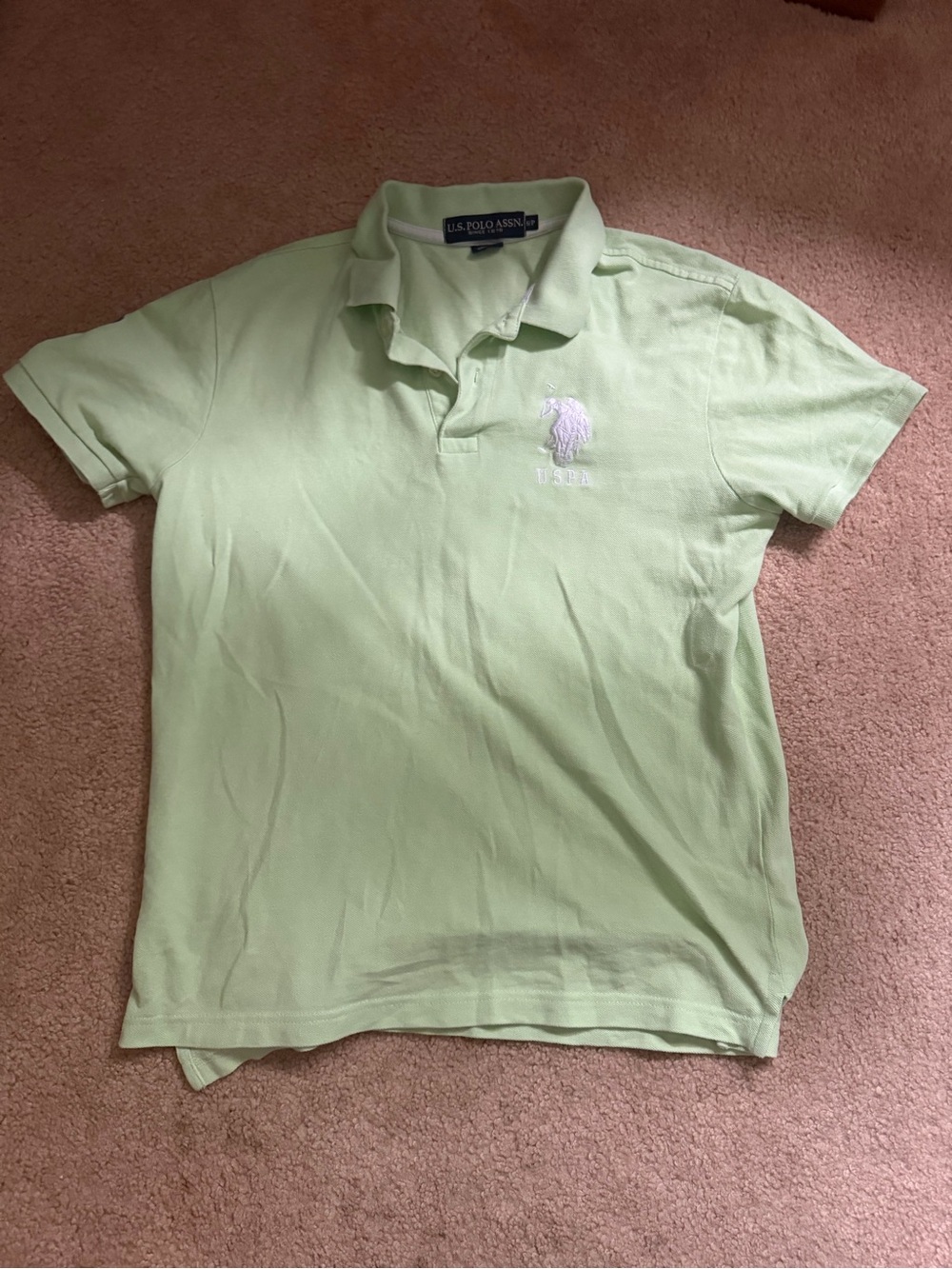 US Polo Assn Light Green Polo Shirt